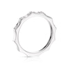 Thumbnail Image 3 of 9ct White Gold 0.20ct Diamond Pavé Half Eternity Ring