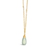 Thumbnail Image 2 of Le Vian 14ct Yellow Gold Prehnite 0.02ct Diamond Pendant