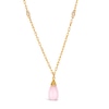 Thumbnail Image 0 of Le Vian 14ct Yellow Gold Pink Opal 0.02ct Diamond Pendant