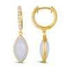 Thumbnail Image 1 of Le Vian 14ct Yellow Gold Chalcedony 0.18ct Diamond Earrings