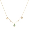 Thumbnail Image 1 of Le Vian 14ct Yellow Gold 0.04ct Diamond Multistone Necklace