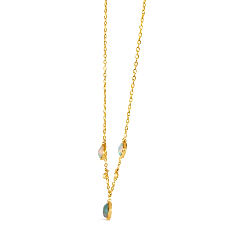 Main Image 2 of Le Vian 14ct Yellow Gold 0.04ct Diamond Multistone Necklace