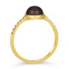 Thumbnail Image 3 of Le Vian 14ct Yellow Gold Moonstone 0.09ct Diamond Ring