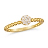Thumbnail Image 0 of Le Vian 14ct Yellow Gold 0.09ct Diamond Cluster Ring