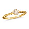 Thumbnail Image 1 of Le Vian 14ct Yellow Gold 0.09ct Diamond Cluster Ring