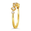 Thumbnail Image 4 of Le Vian 14ct Yellow Gold 0.18ct Diamond & Circle Ring