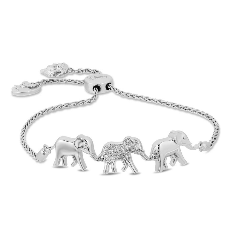 Main Image 1 of Disney Treasures Lion King Sterling Silver 0.10ct Diamond Bracelet