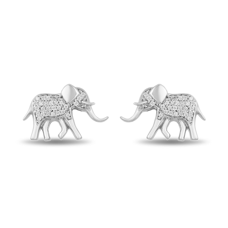 Main Image 2 of Disney Treasures Lion King Sterling Silver 0.10ct Diamond Earrings