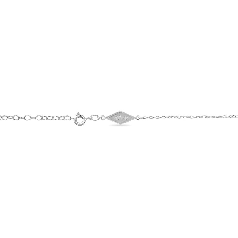 Main Image 2 of Disney Treasures Mickey Sterling Silver Garnet & Diamond Pendant