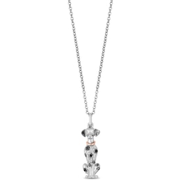 Disney Treasures 101 Dalmatians Silver & Diamond Pendant