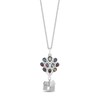 Thumbnail Image 1 of Disney Treasures Up Sterling Silver Diamond & Multigem House Pendant