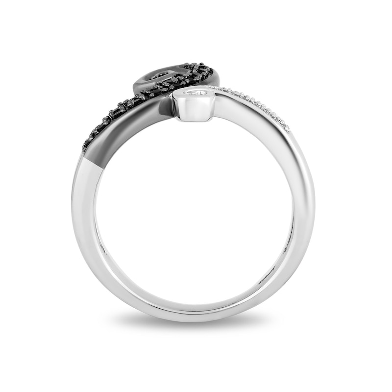 Main Image 2 of Disney Treasures The Nightmare Before Christmas Sterling Silver 0.12ct Diamond Ring