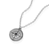 Thumbnail Image 1 of Men's Stainless Steel Onyx Compass Pendant