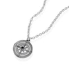 Thumbnail Image 2 of Men's Stainless Steel Onyx Compass Pendant