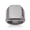 Thumbnail Image 1 of Men's Black Stainless Steel Signet Ring