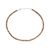 Thumbnail Image 1 of Men's Stainless Steel Tiger Eye Stone Bead Necklace