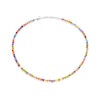 Thumbnail Image 1 of Men's Stainless Steel Multicoloured Bead Necklace