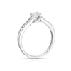 Thumbnail Image 2 of 9ct White Gold 0.50ct Diamond Princess Cut Solitaire Ring