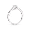 Thumbnail Image 3 of 9ct White Gold 0.50ct Diamond Princess Cut Solitaire Ring