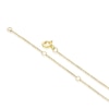 Thumbnail Image 3 of Sterling Silver & 18ct Gold Plated Vermeil 0.05ct Diamond Honeycomb Necklace