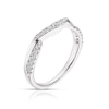 Thumbnail Image 2 of 9ct White Gold 0.23ct Total Diamond Round Cut Wedding Ring