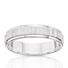 Thumbnail Image 1 of Sterling Silver 5mm Textured Wedding Band