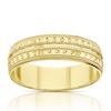 Thumbnail Image 0 of 9ct Yellow Gold Patterned 5.5mm Wedding Ring