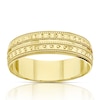 Thumbnail Image 1 of 9ct Yellow Gold Patterned 5.5mm Wedding Ring