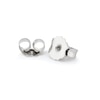 Thumbnail Image 4 of 9ct White Gold Diamond Rub Over Stud Earrings