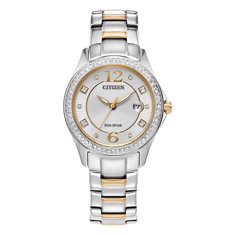 Citizen Eco-Drive Ladies' Silhouette Crystal Bracelet Watch