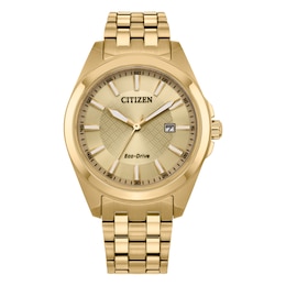 Citizen Eco-Drive Men's Gold-Tone Bracelet Watch