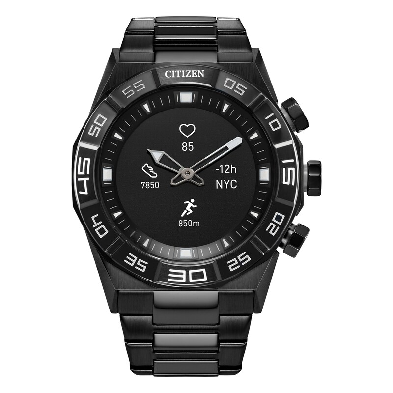Main Image 1 of Citizen CZ Black Stainless Steel Bracelet Smart Watch