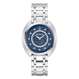 Bulova Classic Duality Ladies' Stainless Steel Watch And Strap Box Set