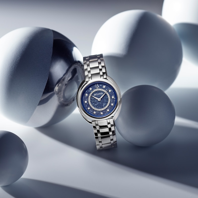Main Image 5 of Bulova Classic Duality Ladies' Stainless Steel Watch And Strap Box Set
