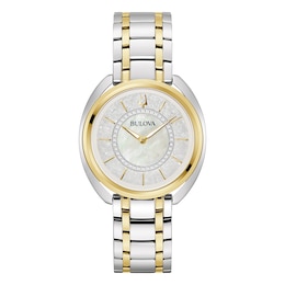 Bulova Classic Duality Ladies' Two-Tone Stainless Steel Watch And Strap Box Set