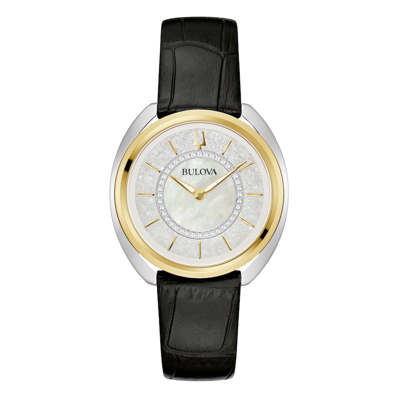 Main Image 2 of Bulova Classic Duality Ladies' Two-Tone Stainless Steel Watch And Strap Box Set