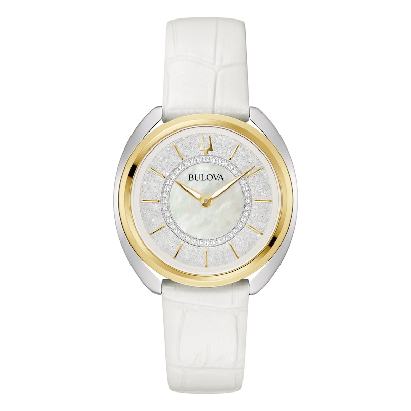 Main Image 3 of Bulova Classic Duality Ladies' Two-Tone Stainless Steel Watch And Strap Box Set