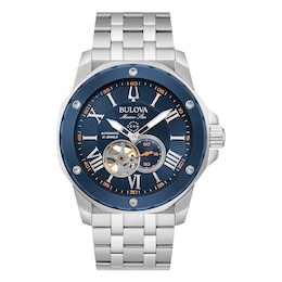 Bulova Marine Star Automatic Men's Blue Dial Bracelet Watch