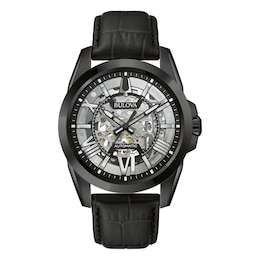 Bulova Classic Sutton Automatic Men's Leather Strap Watch