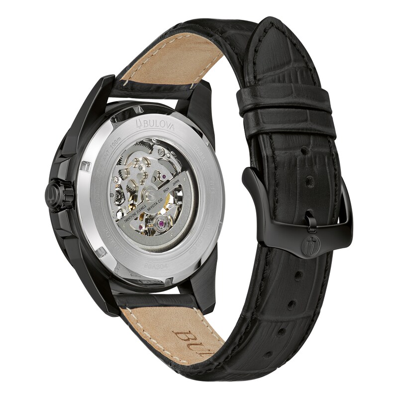 Main Image 3 of Bulova Classic Sutton Automatic Men's Leather Strap Watch