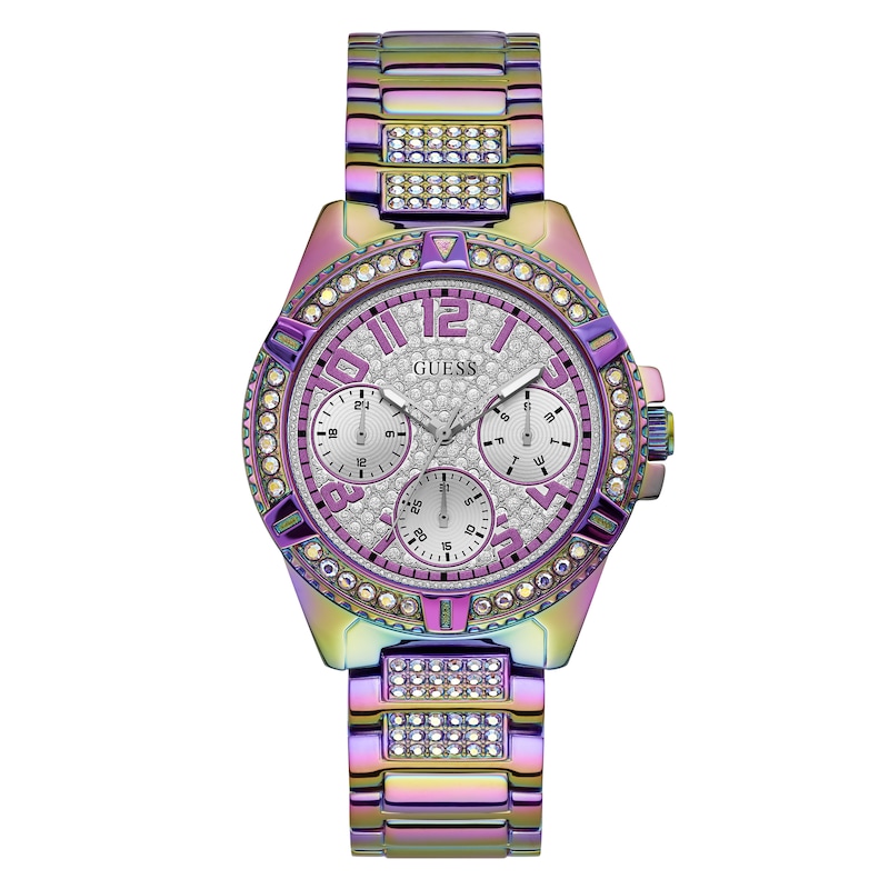 Main Image 1 of Guess Frontier Ladies' Iridescent Steel Bracelet Watch