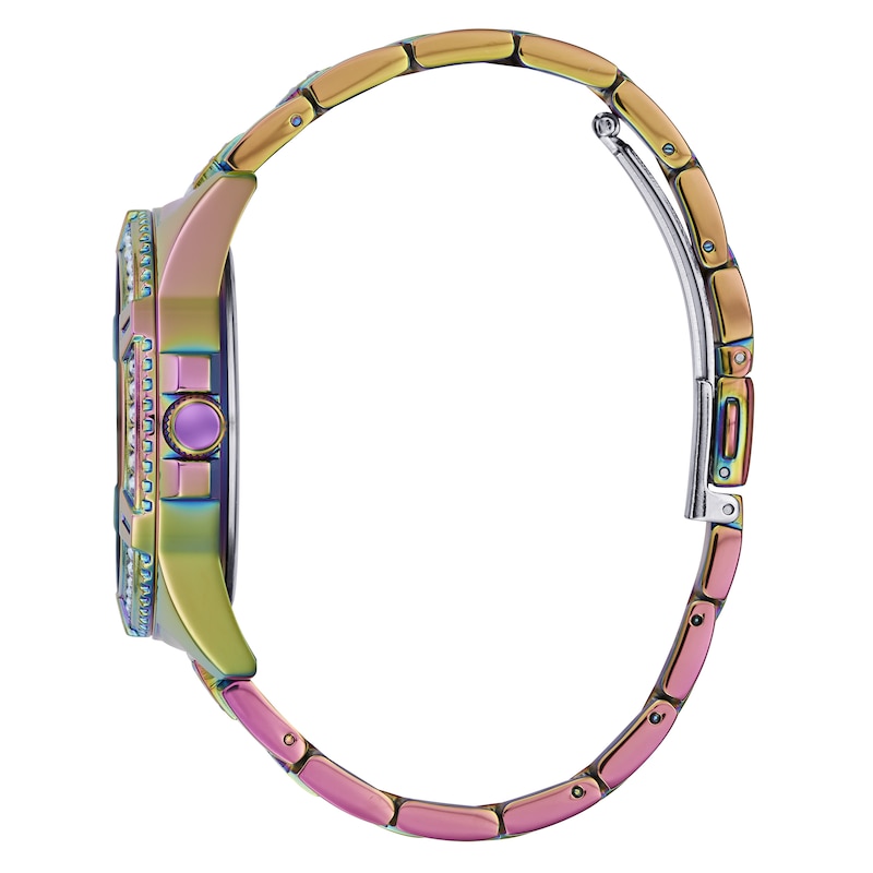 Guess Frontier Ladies' Iridescent Steel Bracelet Watch