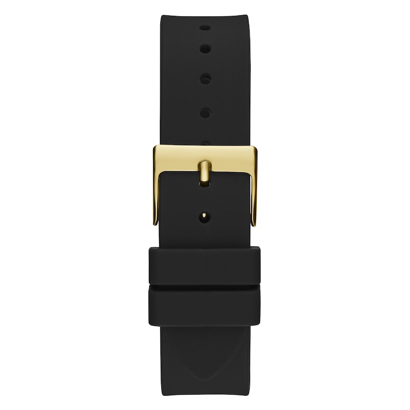 Main Image 5 of Guess Queen Ladies' Black Leather Strap Watch