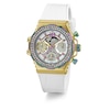 Thumbnail Image 2 of Guess Fusion Ladies' White Leather Strap Watch