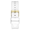 Thumbnail Image 4 of Guess Fusion Ladies' White Leather Strap Watch