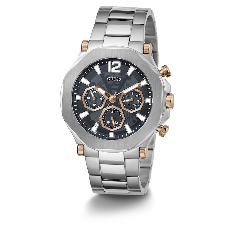 Guess Edge Men's Chronograph Dial Stainless Steel Bracelet Watch