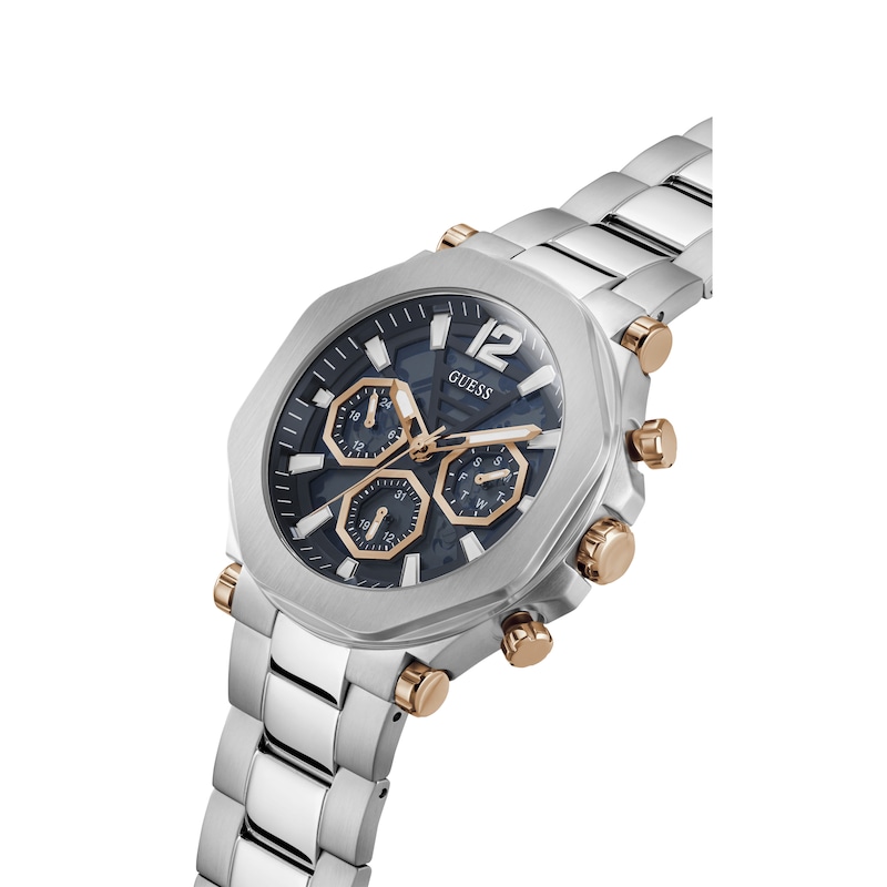 Guess Edge Men's Chronograph Dial Stainless Steel Bracelet Watch