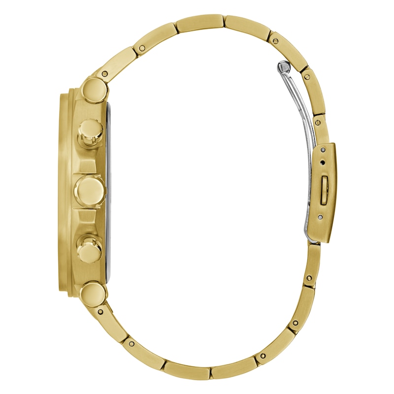 Main Image 4 of Guess Edge Men's Chronograph Dial Gold Tone Bracelet Watch