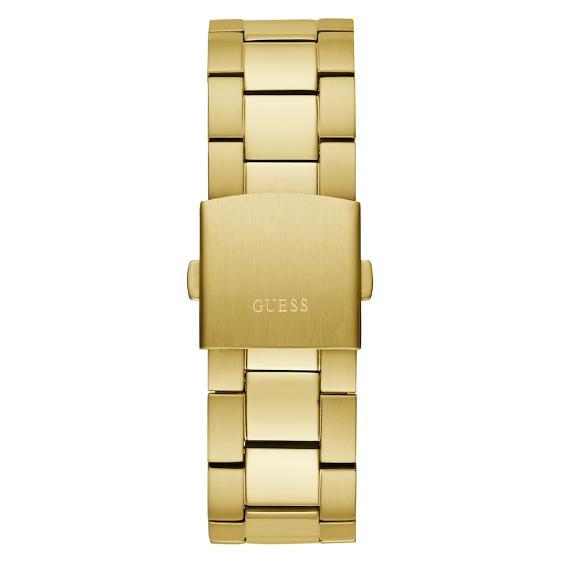 Guess Edge Men's Chronograph Dial Gold Tone Bracelet Watch