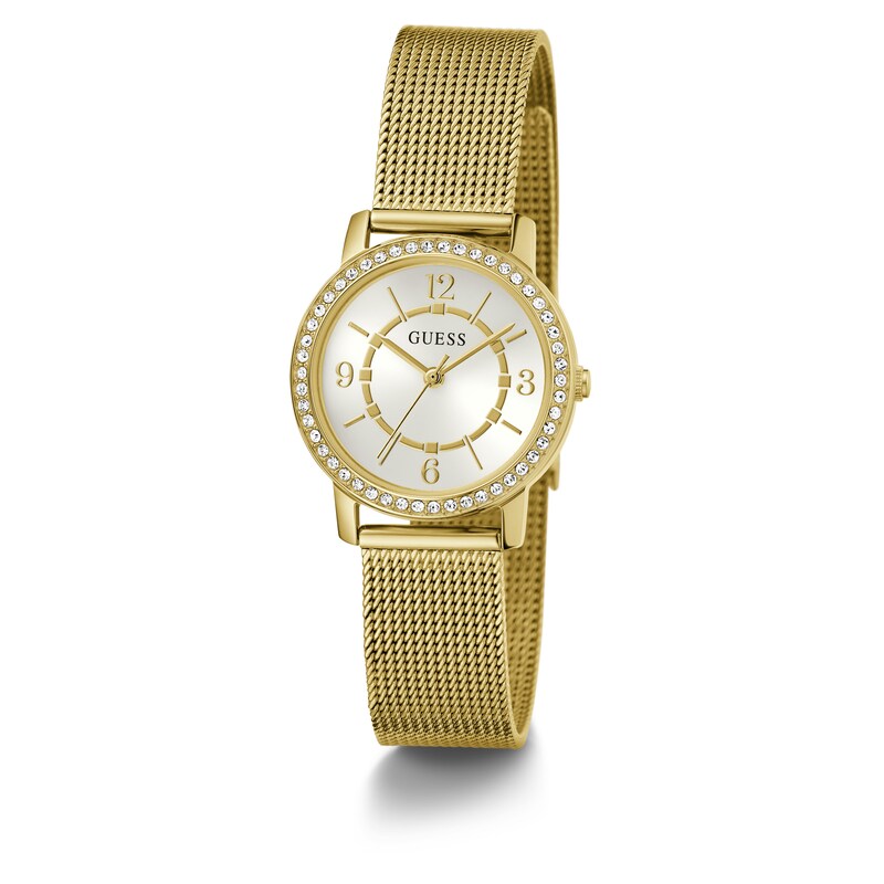 Main Image 1 of Guess Melody Ladies' Gold Tone Mesh Bracelet Watch